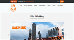 Desktop Screenshot of hbmdakbedekking.nl